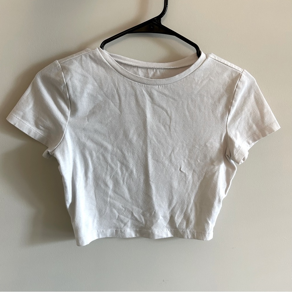 Wild Fable White Crop Top